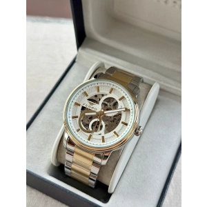 Ferro Sarı Çelik Kordon Erkek Kol Saati F31399A-D 3ATM Su Geçirmez 2 Yıl Garantili HediyePaketli