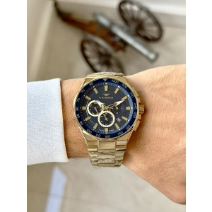 Ferro Sarı Çelik Kordon Erkek Kol Saati FM11650A-B3 Fonksiyonları Aktif 3 ATM Su Geçirmez