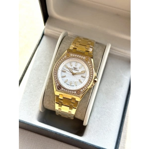 Ferro Sarı Çelik Kordon Kadın Kol Saati FL43007A-B 3ATM Su Geçirmez 2 Yıl Garantili HediyePaketli