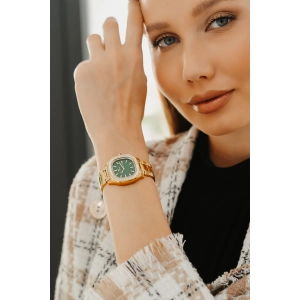 Ferro Sarı Çelik Kordon Kadın Kol Saati FL43008A-B6 3ATM Su Geçirmez 2 Yıl Garantili HediyePaketli