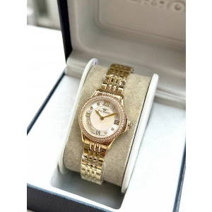 Ferro Sarı Çelik Kordon Kadın Kol Saati FL43030A-B 3ATM Su Geçirmez 2 Yıl Garantili HediyePaketli