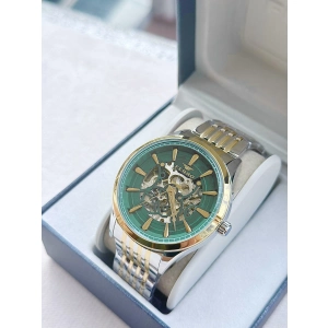 Ferro Sarı ve Gümüş Çelik Kordon Erkek Kol Saati FM31440A-D6 Otomatik Makine 3 ATM Su Geçirmez