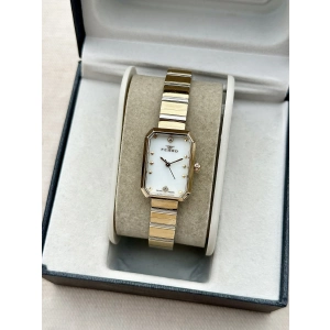 Ferro Sarı ve Gümüş Çelik Kordon Kadın Kol Saati FL21607AWT-D 3ATM Su Geçirmez 2 Yıl Garantili