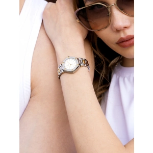 Ferro Sarı ve Gümüş Çelik Kordon Kadın Kol Saati FL43006A-D 3ATM Su Geçirmez 2 Yıl Garantili