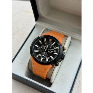 Ferro Orange Silicone Band Mens Wristwatch FM11002D-O