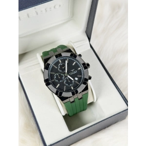 Ferro Green Silicone Band Mens Wristwatch FM11378D-ZQ2