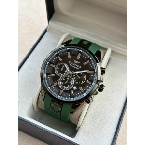 Ferro Yeşil Silikon Kordon Erkek Kol Saati FM11379DWT-ZF2 Fonksiyonları Aktif 3ATM Su Geçirmez