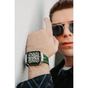 Ferro Yeşil Silikon Kordon Erkek Kol Saati FM11572DWT-J6 Fonksiyonları Aktif 3 ATM Su Geçirmez