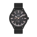 Ferro Black Wicker Cord Mens Wristwatch F11090C-G