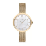 Ferro Yellow Wicker Kordon Womens Wristwatch F1908C-1003-B