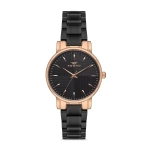 Ferro Black Steel Cord Womens Wristwatch F21158A-R