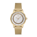 Ferro Yellow Wicker Kordon Womens Wristwatch F40090C-B