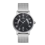 Ferro Silver Wicker Cord Mens Wristwatch F11050C-1117-A2
