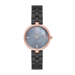 Ferro Black Steel Cord Womens Wristwatch F21100A-Q