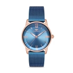 Ferro Blue Wicker Kordon Womens Wristwatch F21182C-T