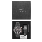Ferro Gray Changeable Cord Mens Wristwatch FM110047A-V