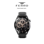 Ferro Siyah Deri Kordon Akıllı Saat FSW1109B-G