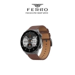 Ferro Kahverengi Deri Kordon Akıllı Kol Saati FSW11011B-S