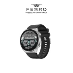 Ferro Siyah Silikon Kordon Akıllı Kol Saati FSW11011D-J