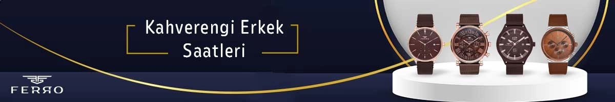 Kahverengi Erkek Saat Modelleri
