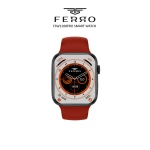 Ferro Kırmızı Silikon Kordon Akıllı Saat FSW1108Pro-GK
