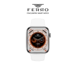 Ferro Beyaz Silikon Kordon Akıllı Saat FSW1108Pro-A