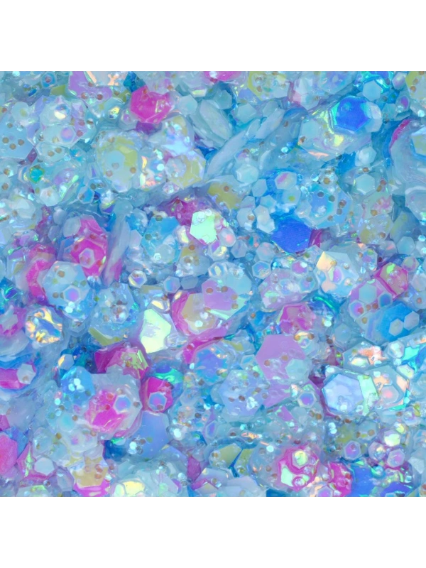 Glitter Gel No:7 Açik Mavi 10 gr