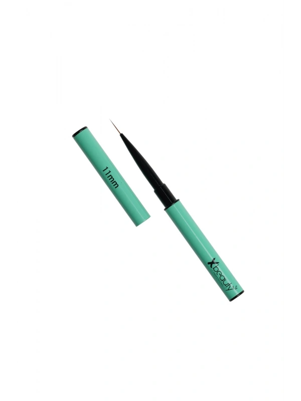 İnce Nail Art Fırçası Su Yeşili 13 mm
