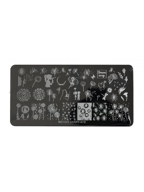Nail Art Stamping Baskı Plakası ND-079