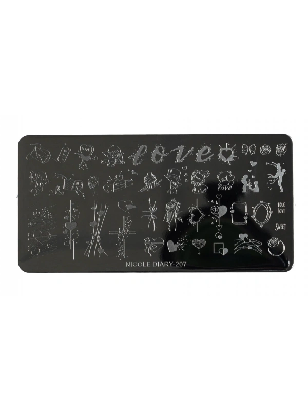 Nail Art Stamping Baskı Plakası ND-207