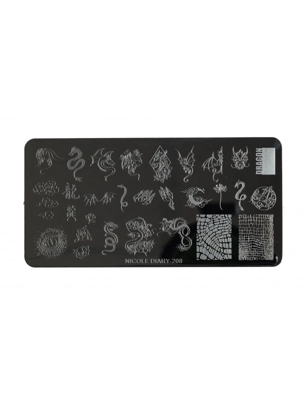 Nail Art Stamping Baskı Plakası ND-208