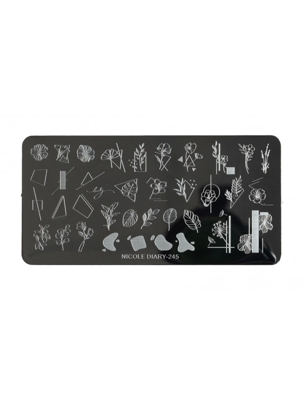 Nail Art Stamping Baskı Plakası ND-245