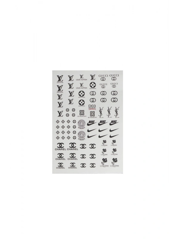 Su Bazlı Tırnak Sticker