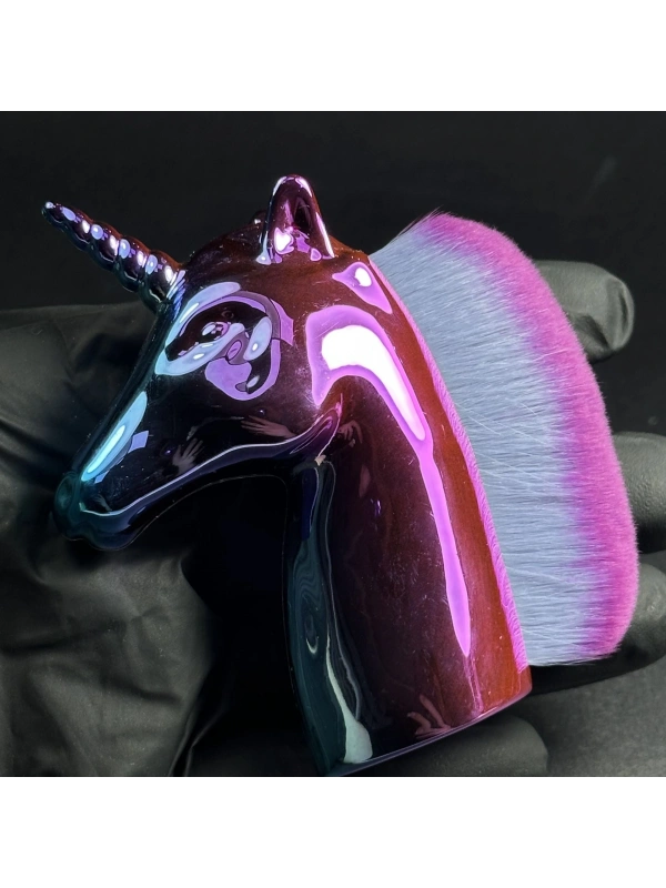Toz Fırça Unicorn Blue Pink