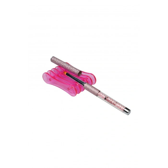 Fırça Tutucu (Şeffaf Pembe)