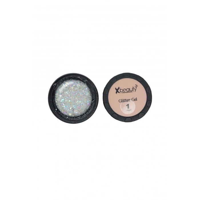 Glitter Gel No:1 Beyaz 10 gr