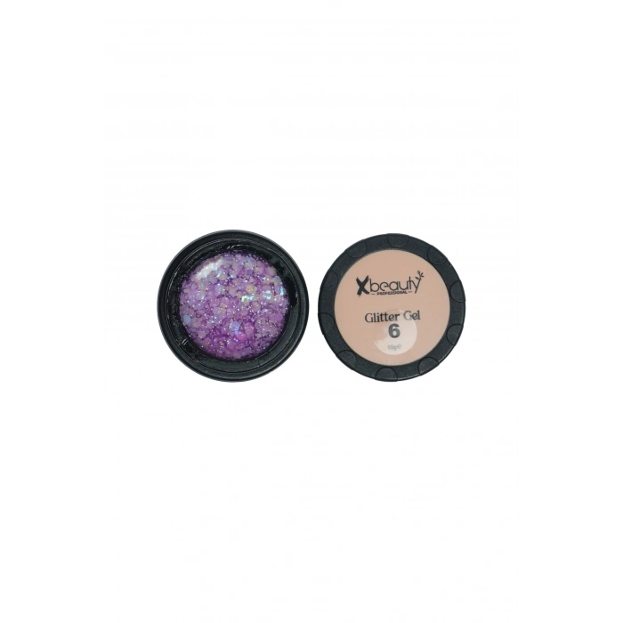 Glitter Gel No:6 Mor 10 gr