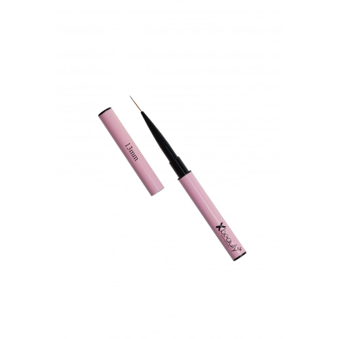 İnce Nail Art Fırçası Pembe 13 mm