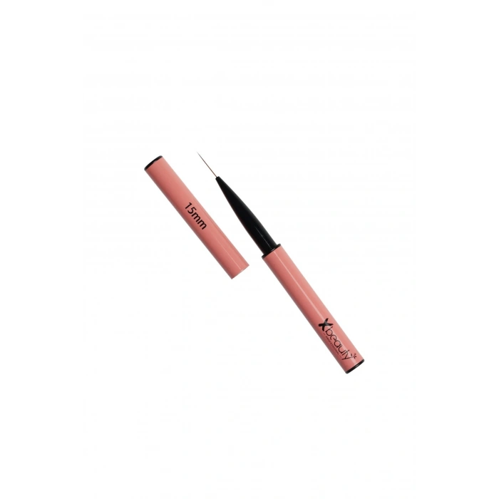 İnce Nail Art Fırçası Pembe 15 mm