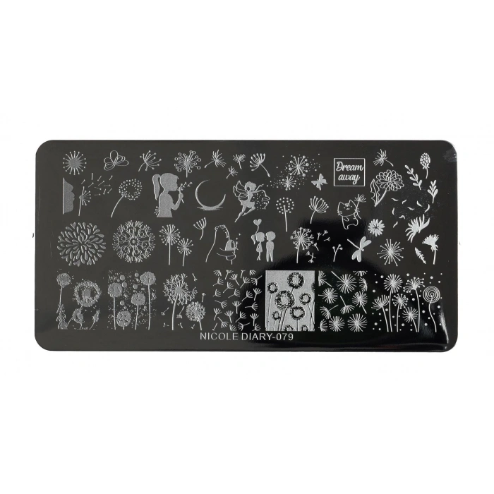 Nail Art Stamping Baskı Plakası ND-079