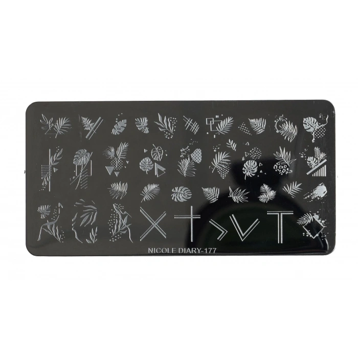 Nail Art Stamping Baskı Plakası ND-177