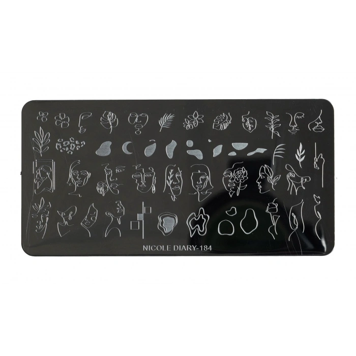 Nail Art Stamping Baskı Plakası ND-184