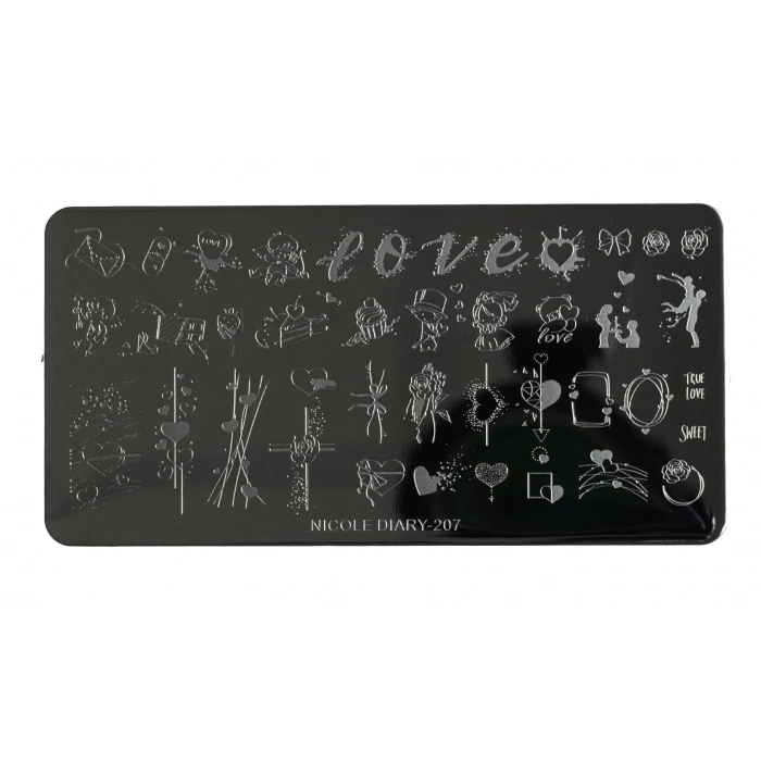 Nail Art Stamping Baskı Plakası ND-207