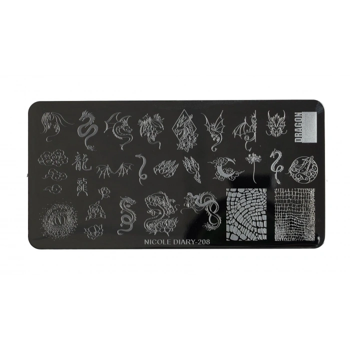 Nail Art Stamping Baskı Plakası ND-208