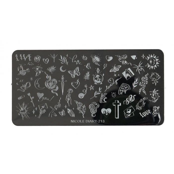 Nail Art Stamping Baskı Plakası ND-213