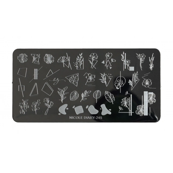 Nail Art Stamping Baskı Plakası ND-245