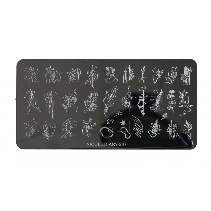 Nail Art Stamping Baskı Plakası ND-247