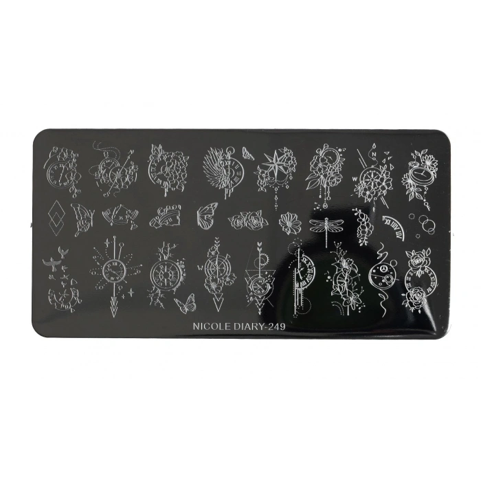 Nail Art Stamping Baskı Plakası ND-249