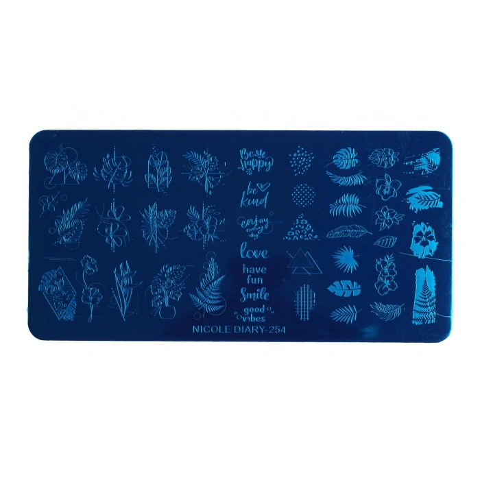 Nail Art Stamping Baskı Plakası ND-254
