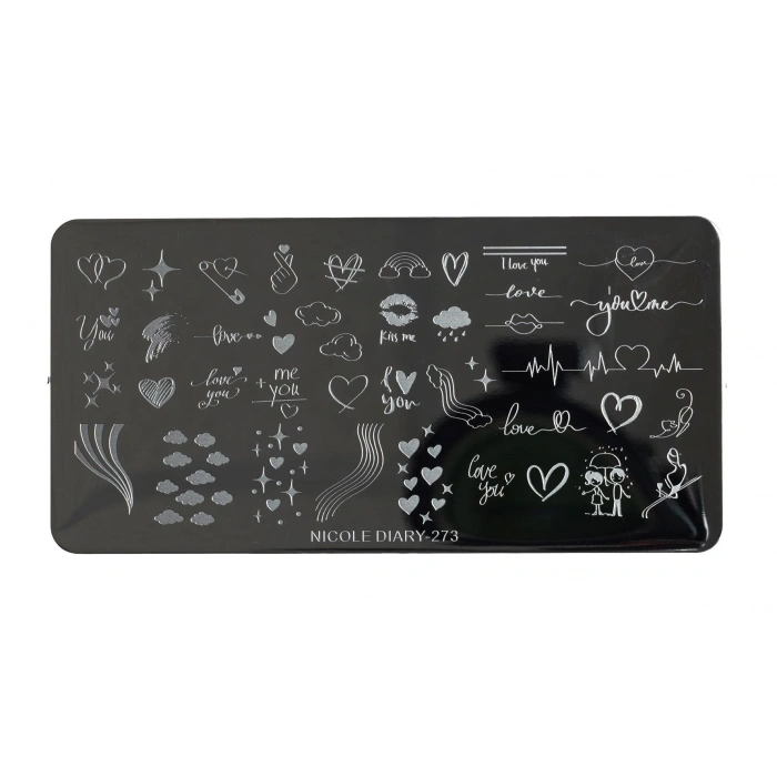 Nail Art Stamping Baskı Plakası ND-273